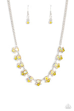 Load image into Gallery viewer, Tabloid Treasure - Yellow (Iridescent) Necklace
