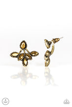 Load image into Gallery viewer, A Force To BEAM Reckoned With - Brass Post Earring freeshipping - JewLz4u Gemstone Gallery