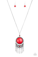 Load image into Gallery viewer, Rural Rustler - Red Necklace freeshipping - JewLz4u Gemstone Gallery