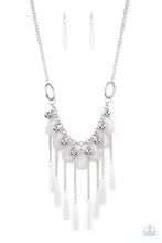 Load image into Gallery viewer, Roaring Riviera White Necklace freeshipping - JewLz4u Gemstone Gallery
