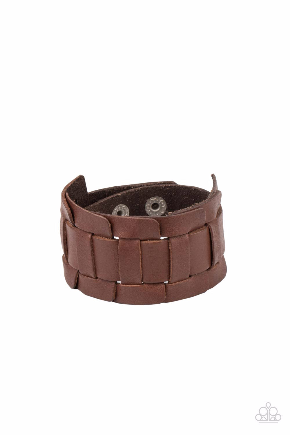 Plainly Plaited - Brown Bracelet