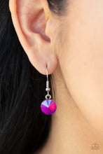Load image into Gallery viewer, Futuristic Fashionista - Pink and Purple Iridescent Gems Necklace freeshipping - JewLz4u Gemstone Gallery