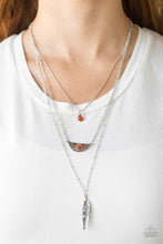 Load image into Gallery viewer, Sahara Sparrow Orange Necklace freeshipping - JewLz4u Gemstone Gallery