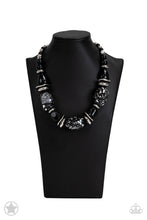 Load image into Gallery viewer, In Good Glazes - Black Necklace freeshipping - JewLz4u Gemstone Gallery