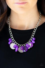Load image into Gallery viewer, Treasure Shore - Purple Necklace freeshipping - JewLz4u Gemstone Gallery