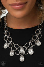 Load image into Gallery viewer, Show-Stopping Shimmer - White Necklace freeshipping - JewLz4u Gemstone Gallery