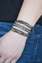 Load image into Gallery viewer, Punk Prowess - Black Bracelet freeshipping - JewLz4u Gemstone Gallery