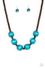 Load image into Gallery viewer, Oh My Miami - Blue Necklace freeshipping - JewLz4u Gemstone Gallery