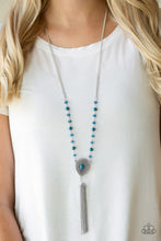 Load image into Gallery viewer, Soul Quest - Blue Necklace freeshipping - JewLz4u Gemstone Gallery
