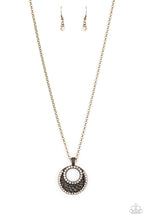 Load image into Gallery viewer, Net Worth - Brass Necklace freeshipping - JewLz4u Gemstone Gallery