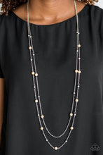 Load image into Gallery viewer, Beach Party Pageant - Brown Necklace freeshipping - JewLz4u Gemstone Gallery