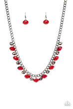 Load image into Gallery viewer, Runway Rebel Red Necklace freeshipping - JewLz4u Gemstone Gallery
