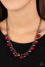 Load image into Gallery viewer, Runway Rebel Red Necklace freeshipping - JewLz4u Gemstone Gallery