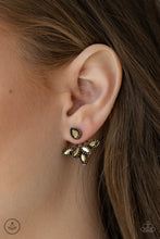 Load image into Gallery viewer, A Force To BEAM Reckoned With - Brass Post Earring freeshipping - JewLz4u Gemstone Gallery