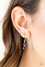 Load image into Gallery viewer, First Class Fringe - Blue Necklace freeshipping - JewLz4u Gemstone Gallery