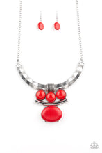 Load image into Gallery viewer, Commander In CHIEFETTE - Red Necklace freeshipping - JewLz4u Gemstone Gallery