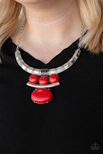 Load image into Gallery viewer, Commander In CHIEFETTE - Red Necklace freeshipping - JewLz4u Gemstone Gallery