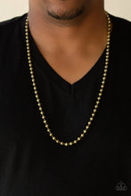Load image into Gallery viewer, Mardi Gras Madness - Brass Urban Necklace
