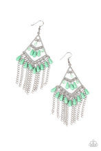 Load image into Gallery viewer, Trending Transcendence - Green Earring
