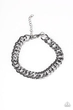 Load image into Gallery viewer, On The Ropes Black (Gunmetal) Urban Bracelet freeshipping - JewLz4u Gemstone Gallery