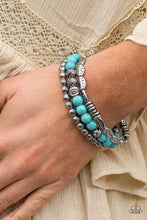 Load image into Gallery viewer, Trail Mix Mecca - Blue (Turquoise) Bracelet freeshipping - JewLz4u Gemstone Gallery