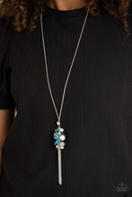 Load image into Gallery viewer, Party Girl Glow Blue Necklace freeshipping - JewLz4u Gemstone Gallery