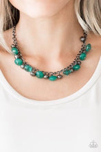 Load image into Gallery viewer, Runway Rebel Green Necklace freeshipping - JewLz4u Gemstone Gallery