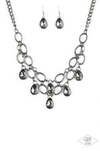 Load image into Gallery viewer, Show-Stopping Shimmer Black Necklace freeshipping - JewLz4u Gemstone Gallery