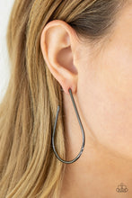Load image into Gallery viewer, City Curves - Black Earring freeshipping - JewLz4u Gemstone Gallery