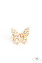 Load image into Gallery viewer, Flauntable Flutter - Gold ( Butterfly) Ring