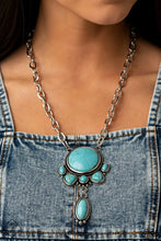 Load image into Gallery viewer, Geographically Gorgeous - Blue (Turquoise) Necklace (SSF-0321)