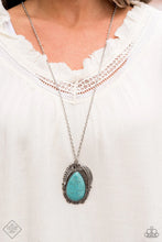 Load image into Gallery viewer, Tropical Mirage - Blue (Turquoise) Necklace (SSF-0521)