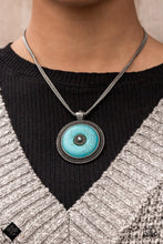 Load image into Gallery viewer, EPICENTER of Attention - Blue Necklace freeshipping - JewLz4u Gemstone Gallery