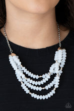 Load image into Gallery viewer, Best POSH-ible Taste - White Necklace freeshipping - JewLz4u Gemstone Gallery