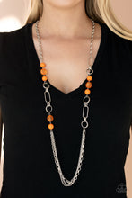 Load image into Gallery viewer, POP-ular Opinion - Orange Necklace freeshipping - JewLz4u Gemstone Gallery