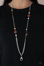 Load image into Gallery viewer, Spectacularly Speckled - Brown Necklace freeshipping - JewLz4u Gemstone Gallery