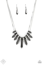 Load image into Gallery viewer, Dangerous Dazzle - Black (Gunmetal) Necklace (MM-0521)