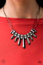 Load image into Gallery viewer, Dangerous Dazzle - Black (Gunmetal) Necklace (MM-0521)