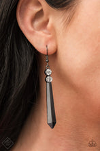 Load image into Gallery viewer, Sparkle Stream Black (Gunmetal) Earring (MM-0521)