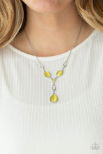 Load image into Gallery viewer, Ritzy Refinement - Yellow (Cat's Eye) Necklace