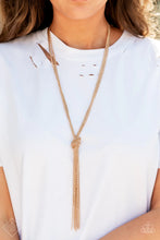 Load image into Gallery viewer, KNOT All There - Gold Necklace (MM-1021)