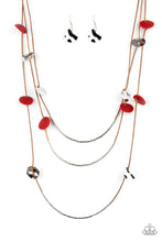 Load image into Gallery viewer, Alluring Luxe - Red Necklace freeshipping - JewLz4u Gemstone Gallery