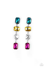 Load image into Gallery viewer, Cosmic Heiress - Multi Post Earring freeshipping - JewLz4u Gemstone Gallery