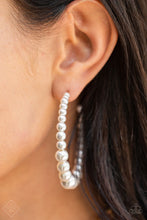 Load image into Gallery viewer, Glamour Graduate - White Earring (FFA-0821)