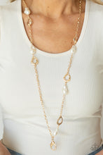 Load image into Gallery viewer, Rustic Refinery - Gold Lanyard Necklace freeshipping - JewLz4u Gemstone Gallery
