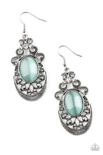 Load image into Gallery viewer, Garden Gondola Ride - Blue (Cat’s Eye) Earring