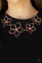 Load image into Gallery viewer, Flower Garden Fashionista - Copper Necklace