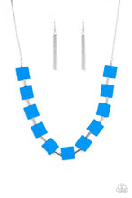 Load image into Gallery viewer, Hello, Material Girl - Blue Necklace freeshipping - JewLz4u Gemstone Gallery