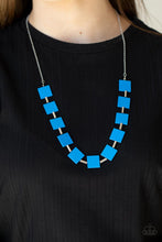 Load image into Gallery viewer, Hello, Material Girl - Blue Necklace freeshipping - JewLz4u Gemstone Gallery