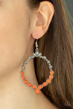 Load image into Gallery viewer, Thai Treasures - Orange Earring freeshipping - JewLz4u Gemstone Gallery